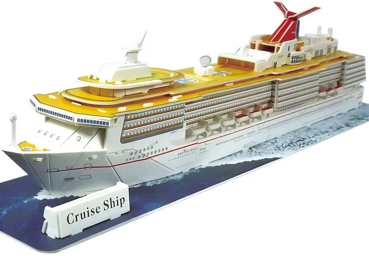 Lifelike Cubic Fun 3D Puzzle children DIY puzzle Costa Cruise Ship