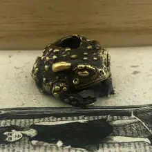 EDC инструменты латунный нож бусины латунь жаба бусы на шнурок Паракорд нож брелок инструмент DIY кулон#145