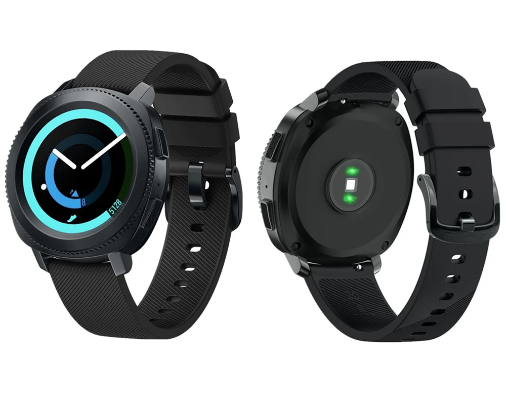 20 мм ремешок для часов samsung galaxy watch active 2 gear S2 42 мм спортивный силиконовый браслет correa pulseira аксессуары для часов