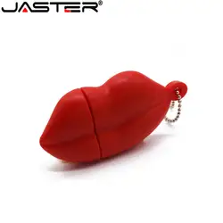 Usb флеш-накопитель JASTER lips, 64 ГБ, 32 ГБ, 4 ГБ, 8 ГБ, 16 ГБ, мультипликационный U диск, флеш-карта, губы, карта памяти, подарок