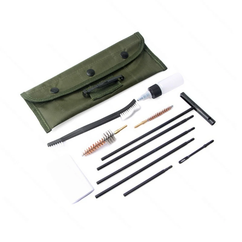+Drop shipping M16 M4A1 Rifle Tube Brush Cleaning Kit Hunting