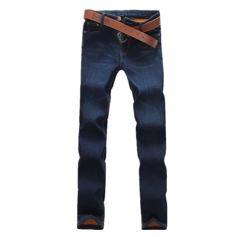2016 winter thick jeans men Fashion elasticity men s jeans high quality Comfortable Slim male cotton