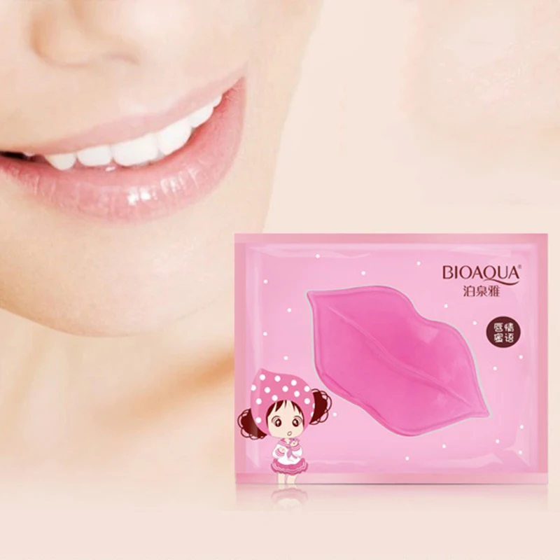 маска патч для губ collagen lip mask 5 шт. гидрогелевые патчи для губ с жемчугом hydrogel glam lip mask pearl 1 шт. маска для губ nudeface cherry essence moistens lips 20g. коллагеновая маска-патч для губ bioaqua. патчи для губ биоаква.