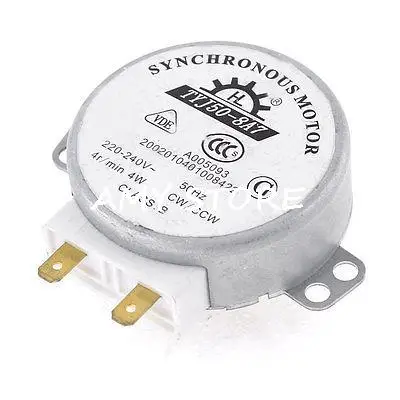 

AC 220-240V 4W 4RPM 48mm Dia Micro Synchronous Motor for Warm Air Blower 50/60Hz CW/CCW TYJ50-8A7