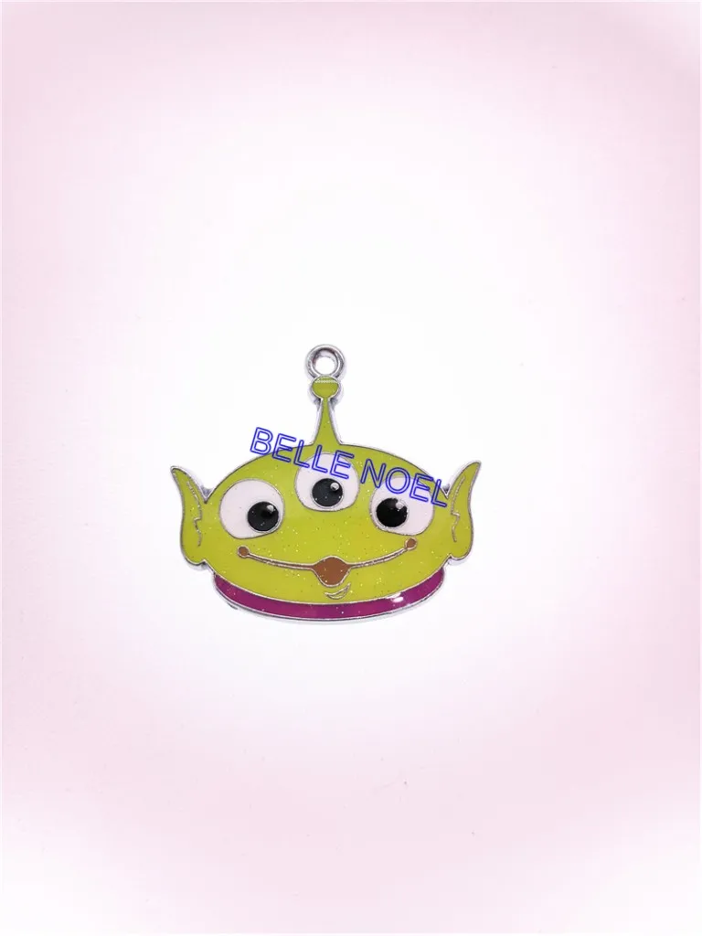 

New Lot 50pcs Cartoon Toy story Enamel Metal Charm Pendants DIY Jewelry Making