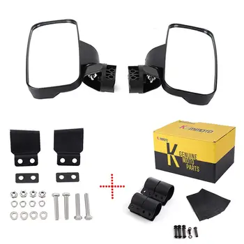 

UTV Rear View Side Mirrors with Lock and Ride Cab System Large Size for Polaris RZR 900 1000 for Can am for Kawasaki 2015-2019