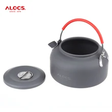 ALOCS 0.8L алюминиевый открытый Чайник походный чайник легкие чайники чайник-кофейник для кемпинга туризма рыбалки