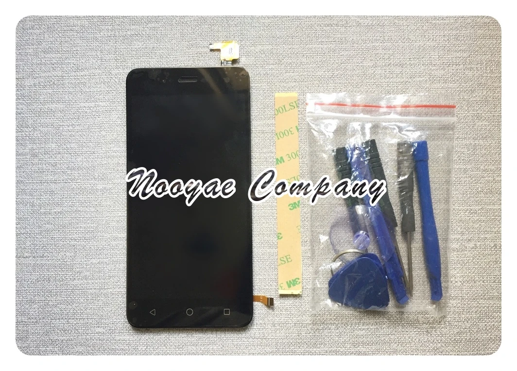 Черный сенсорный экран для BQ 5057 Strike 2 BQs ЖК дисплей дигитайзер датчик полная