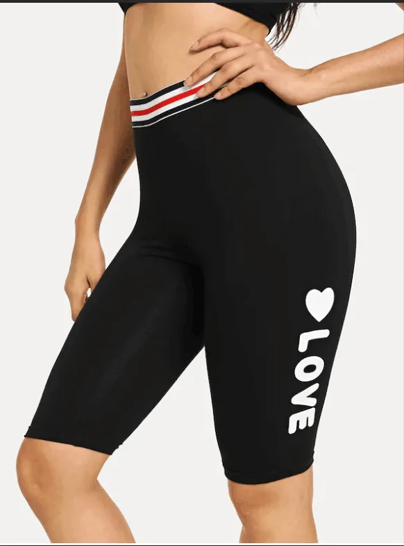 Women's Clothing Pants Women Compression Sport Shorts Leggings With