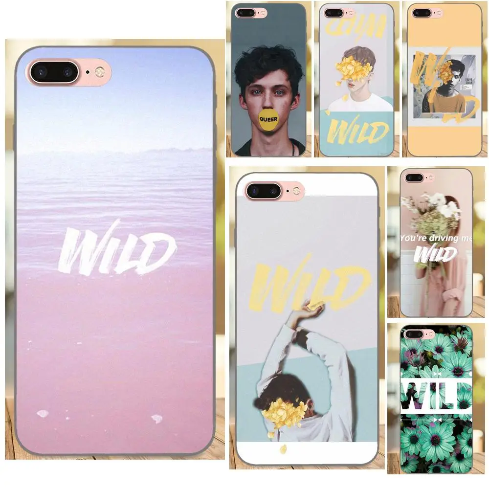 Защитный чехол из ТПУ Troye Sivan Wild Lyrics Lockscreen для Samsung Galaxy A3 A5 A6 A6s A7 A8 A9 Star Plus 2016 2017
