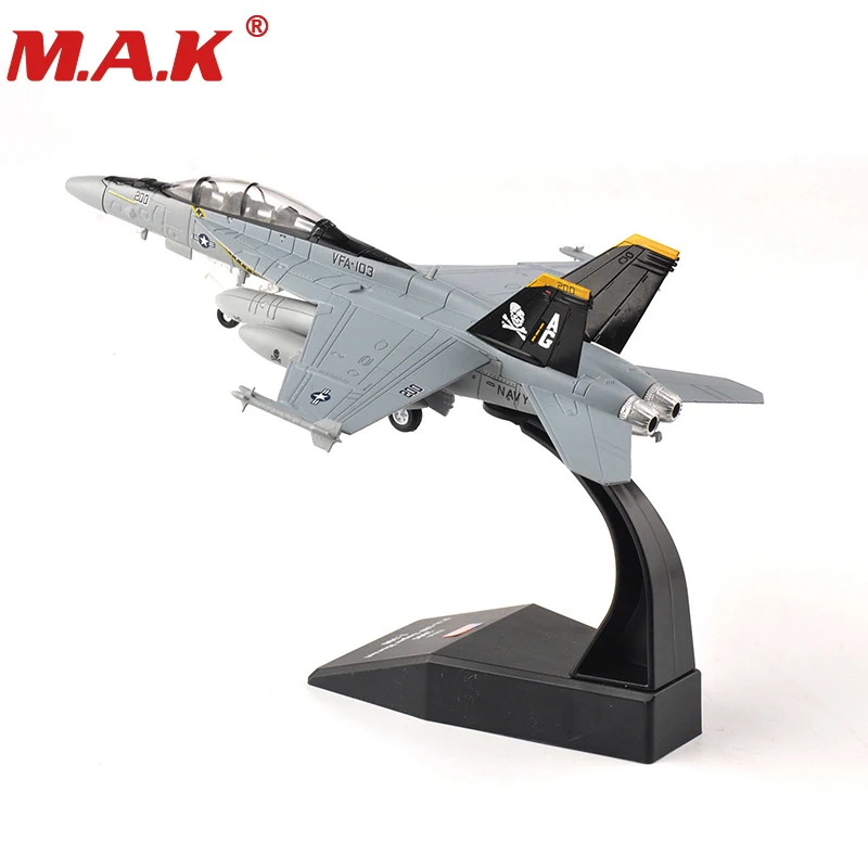 

1/100 scale USA 2005 F/A-18F super hornet Navy Carrier-based aircraft airplane VF-103 fighter F18 models for collection gifts