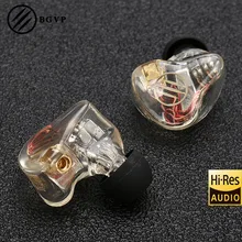 Новые BGVP DM6 Индивидуальные 5BA Наушники Audiophile HIFI Мониторы В Ухо Балансными Арматурными 6N 8 Ядерный Кабель Водонепрони