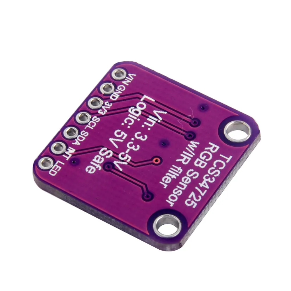 Rcmall RGB Цвет Сенсор с инфракрасным фильтром и белый светодиодный tcs34725 для Arduino UNO R3 fz2432