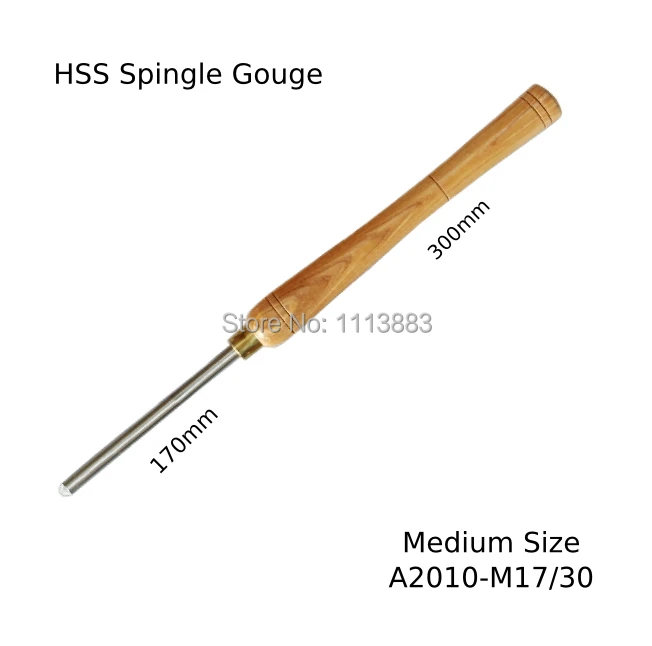 

A2010-M17/30 Medium Size HSS Spindle Gouge Woodturning Tool