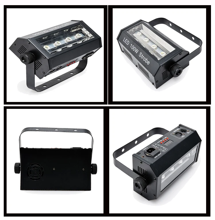 Светодиодный 100 Вт DMX 512 RGB Стробоскоп диско светильник s профессиональное