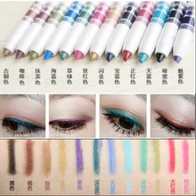 Новинка 12 цветов Профессиональная макияжная подводка для глаз Карандаш Водостойкий стойкий Гладкий гелевый карандаш для глаз косметический набор