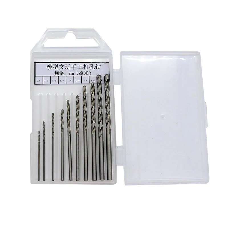 10PCS/Set Cobalt Straight Shank Twist Drill Bit Set 0.8-3mm Hss High Speed Electric Drill Bit Power Tools For Metal Wood Working 10PCS/Set Cobalt Straight Shank Twist Drill Bit Set 0.8-3mm Hss High Speed Electric Drill Bit Power Tools For Metal Wood Working