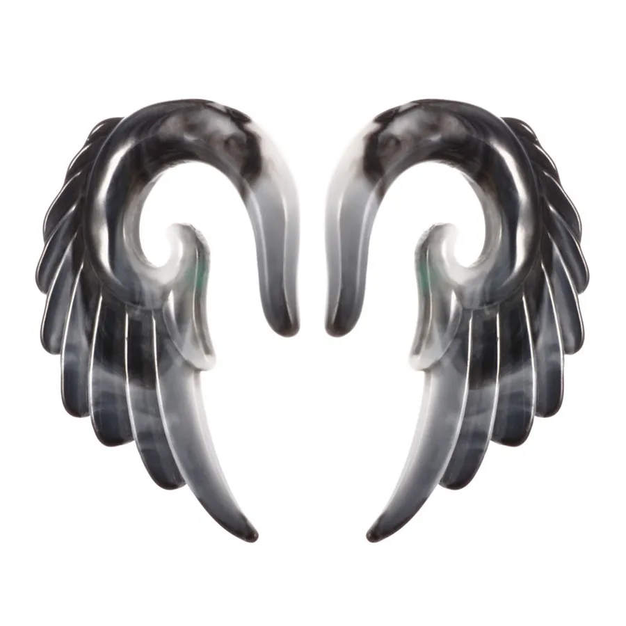 1-Pair-Angel-Wings-Piercing-Ear-Plugs-And-Tunnels-Resin-Ear-Reamer-Earmuffs-Piercing-Expander-For