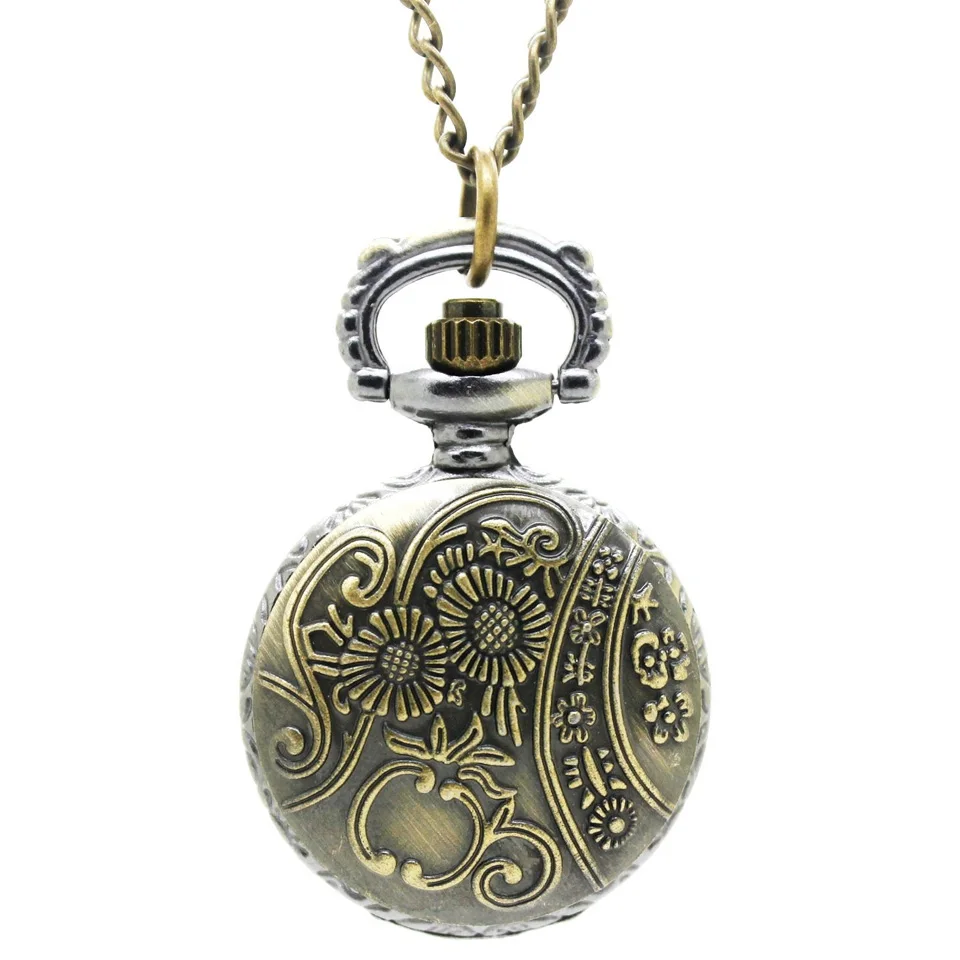 3019) 12 штук в упаковке Винтаж старинный медальон в форме сердца маленькие карманные часы Подвеска, цепочка, ожерелье
