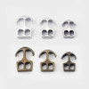 10pcs Fashion Clasp Anchor Hook Clasp For 3/4/5mm Round Leather Cord Bracelet Jewelry Findings Accessories ► Photo 1/6