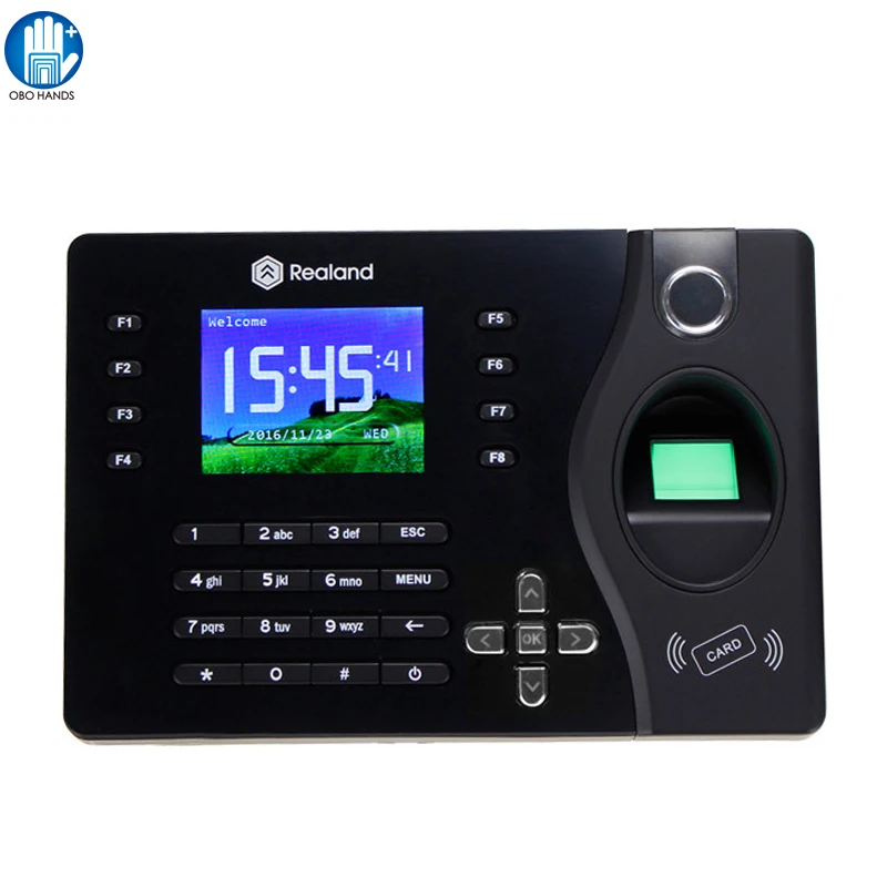 

A-C081 TCP/IP Biometric Fingerprint Time Clock Recorder Attendance Employee Electronic Punch Reader Machinew