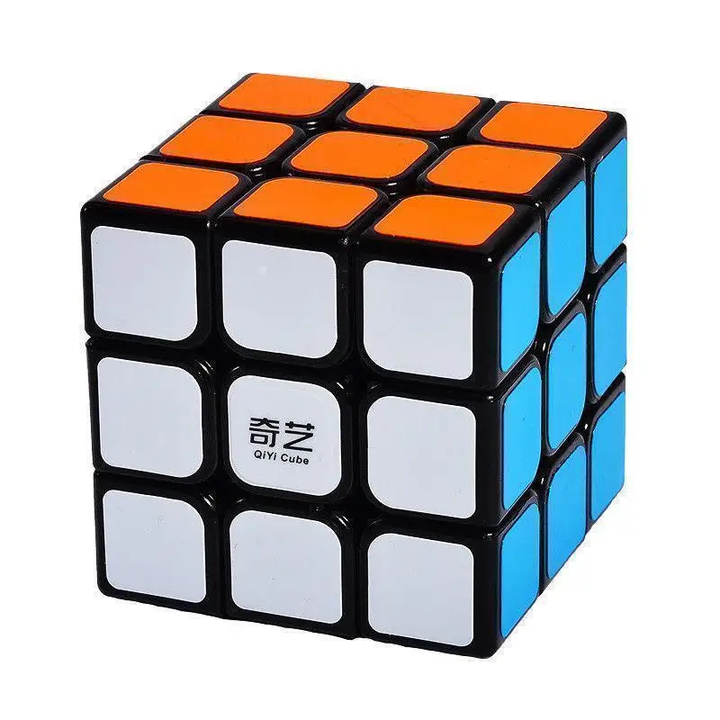 3x3x3 QIYI волшебный куб ультра-Гладкий Профессиональный скоростной куб головоломка твист игрушка детский подарок конкурс 5,6 см черный