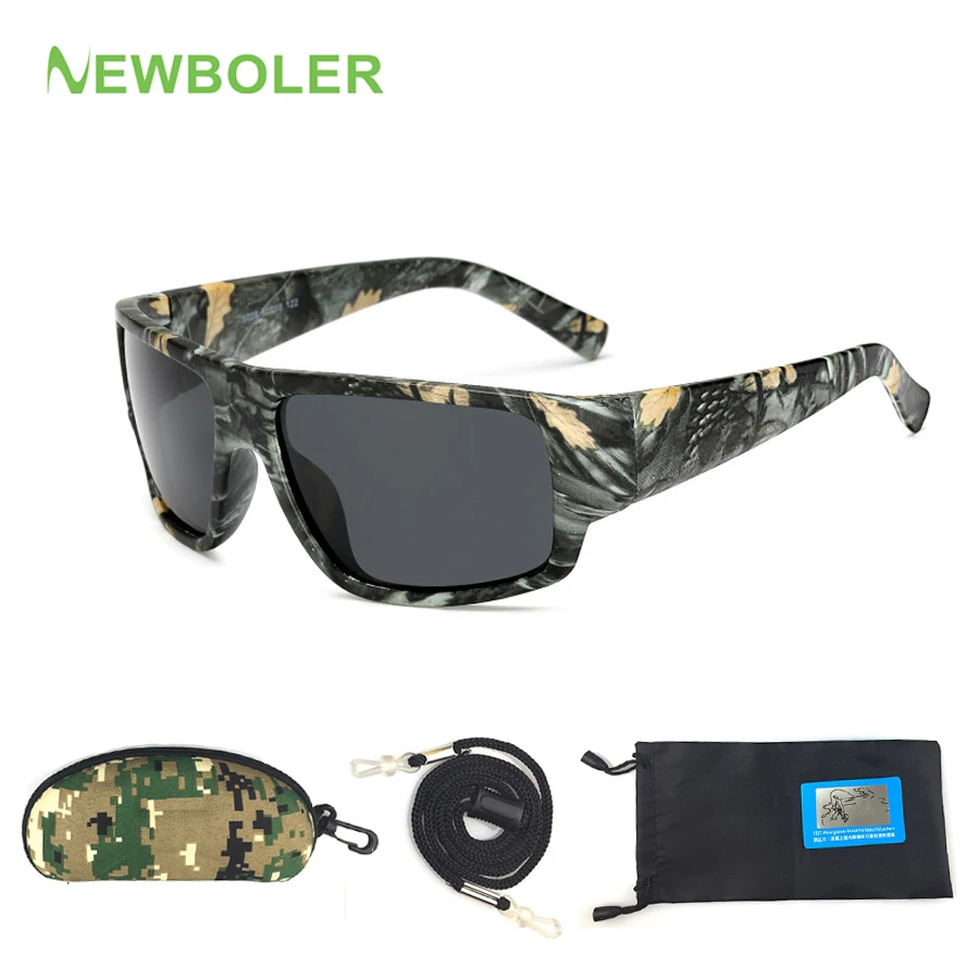  4 партий товара и NEWBOLER Рыбалка Eyeswear камуфляж Ночное видение зеленые линзы в