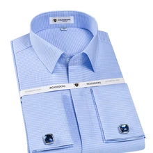 ORINERY хлопок длинный рукав французский манжет платье рубашка дизайнер мужской смокинг рубашка с запонками модная брендовая одежда