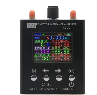 

English verison N2201SS n2201 137.5M - 2.7GHZ 137.5MHZ to 2.7GHZ UV RF Vector Impedance ANT SWR Antenna Analyzer Meter Tester