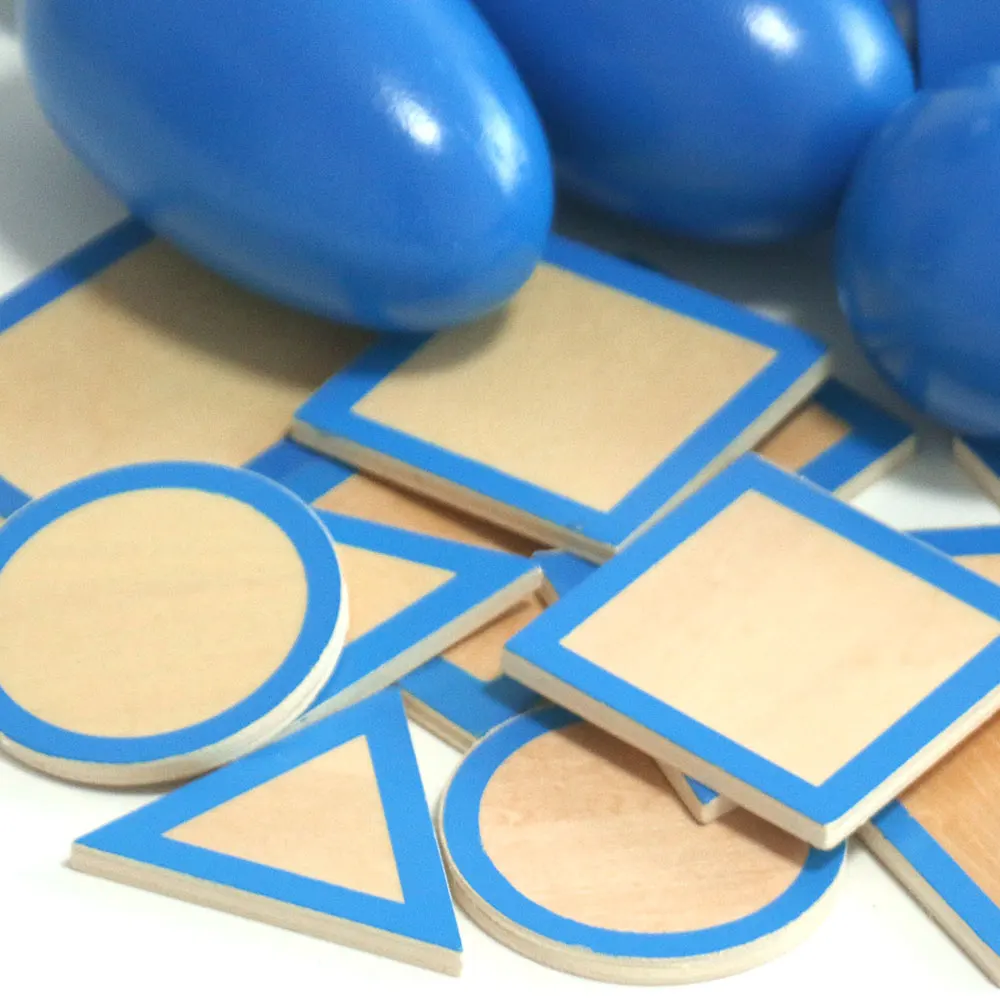 Монтессори Обучающие деревянные игрушки Твердые геометрические блоки дошкольные Деревянные Монтессори обучающие игрушки для От 2 до 4 лет детей B1667T