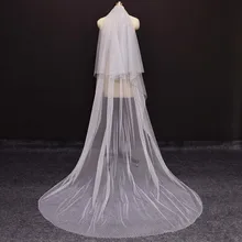 Кот Тюль с в черный горошек 2 слои, свадебная фата с румяна лица 2 T Длинная фата невесты с расческой невесты Фата, свадьба