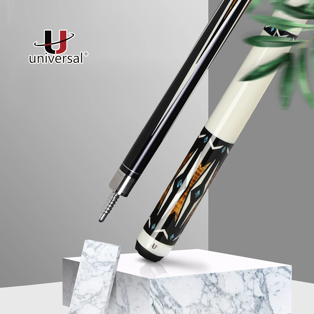 

Universal 111-10 Pool Cue Stick Kit Billiard Cue 12.9mm Tip Technology Maple Shaft Stick for Athletes Professional Billiar 2019
