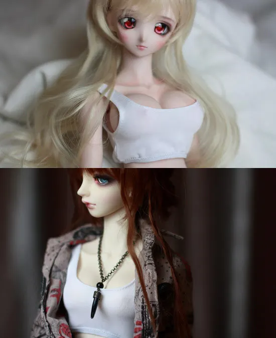 1/3 1/4 BJD белый жилет с заниженной талией для SD10/13/16/DD/DY аксессуары кукол SD Одежда