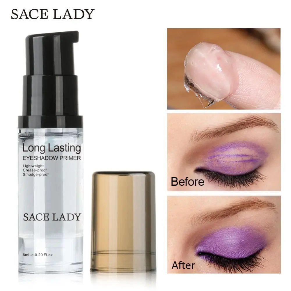 

SACE LADY Eye Primer Makeup Eyeshadow Oil Free Natural Professional Base Makeup Cream Moisturzing Liquid Base Eyeshadow Primer
