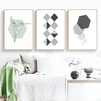 

Geometry Abstract Picture Home Decor Wall Art Nordic Canvas Painting Poster Living Room Modern Minimalist Personalize Wall Print