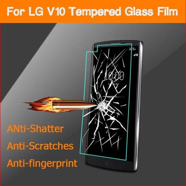 2.5D Закаленное стекло для LG V10 Высококачественная защитная пленка