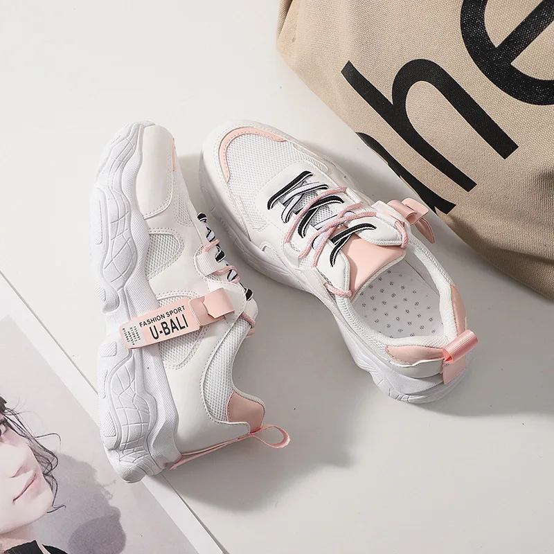 Woman 2019 Network Noodles Ventilation Shoe Woman Increase Leisure Time Small White Shoes Woman Tide Zapatos De Mujer Sneakers Woman 2019 Network Noodles Ventilation Shoe Woman Increase Leisure Time Small White Shoes Woman Tide Zapatos De Mujer Sneakers