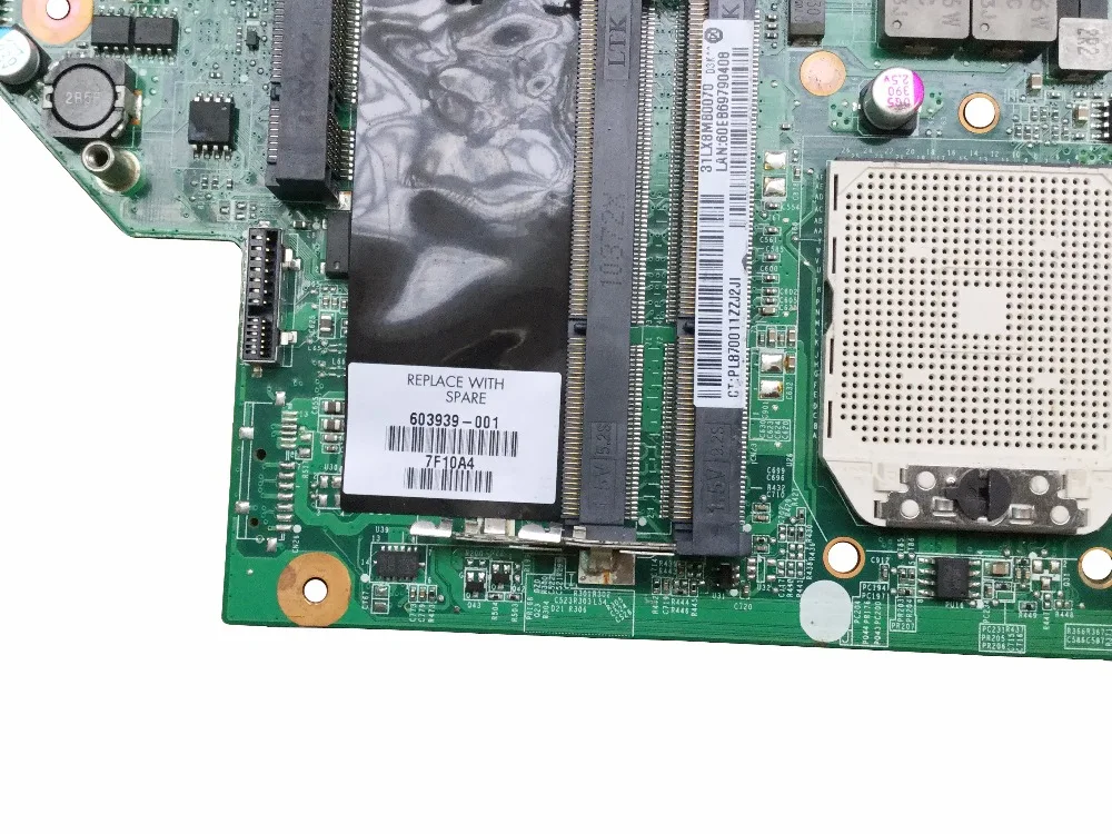 محمول لوحة رئيسية لأجهزة HP DV6 DV6-3000 سلسلة 603939-001 التنقل راديون HD 5650 DDR3 اللوحة daolx8mb6d1 شحن مجاني