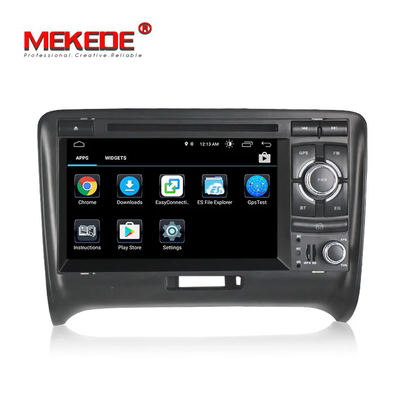 Excellent Android8.1 Quad-core 2din car Audio for AUDI TT 2006-2013 support dvd player gps navigator radio ipod BT wifi TDA 7851 3