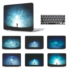 Для MacBook Pro Retina 12 кристалл шаблон печати ноутбука чехол для Apple MacBook Air 11 13 дюймов Pro 1" 15" Touch Bar