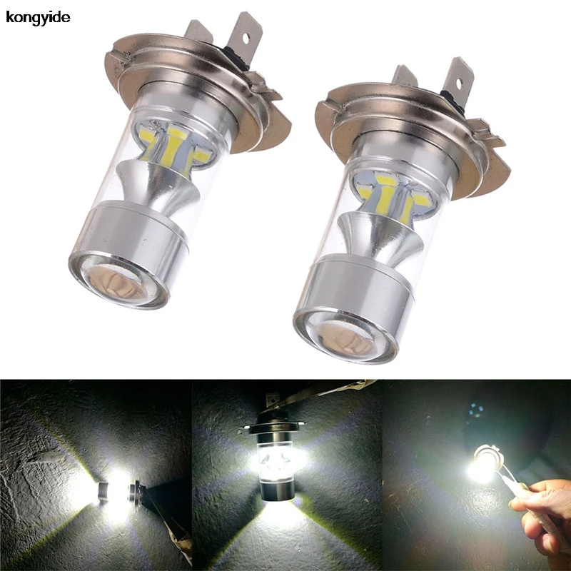 fog light led white 2PC 60W 2323 12LED H7 High Power Led Car Fog Lights