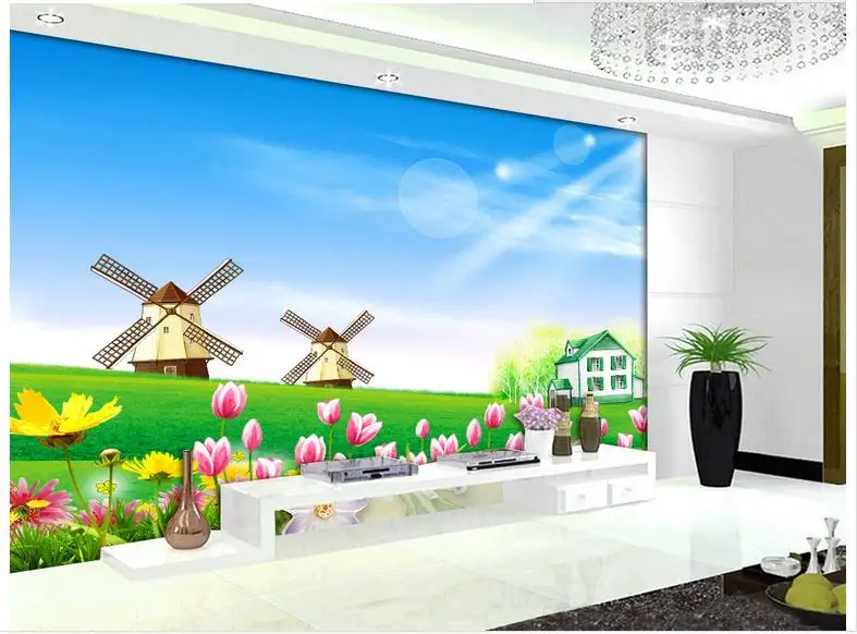 Custom 3d tv wallpapers and backgrounds mural Hd tv wallpaper scenery