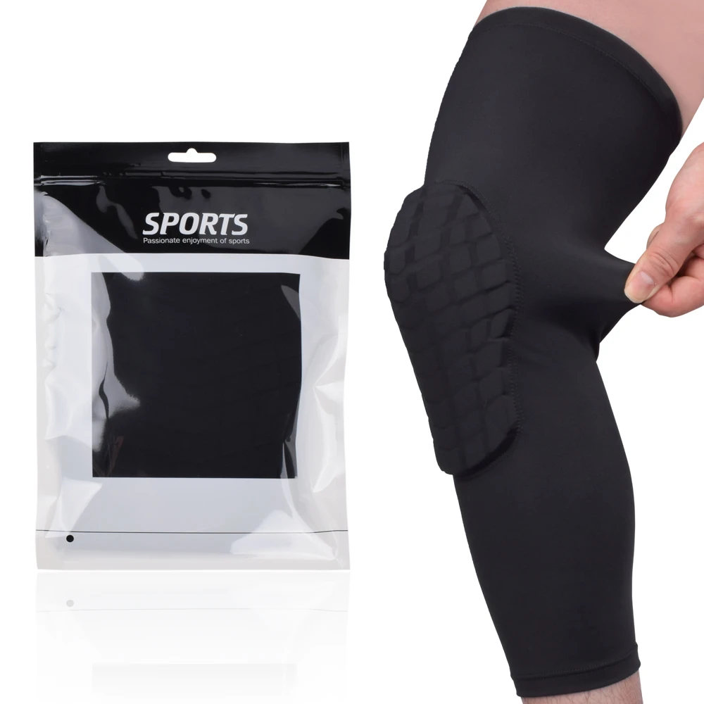

1 Pair Knee Sleeve Pad Braces Protector for Basketball All Contact Sports, Kids Youth and Adult Archery Accessorie Free Shipping