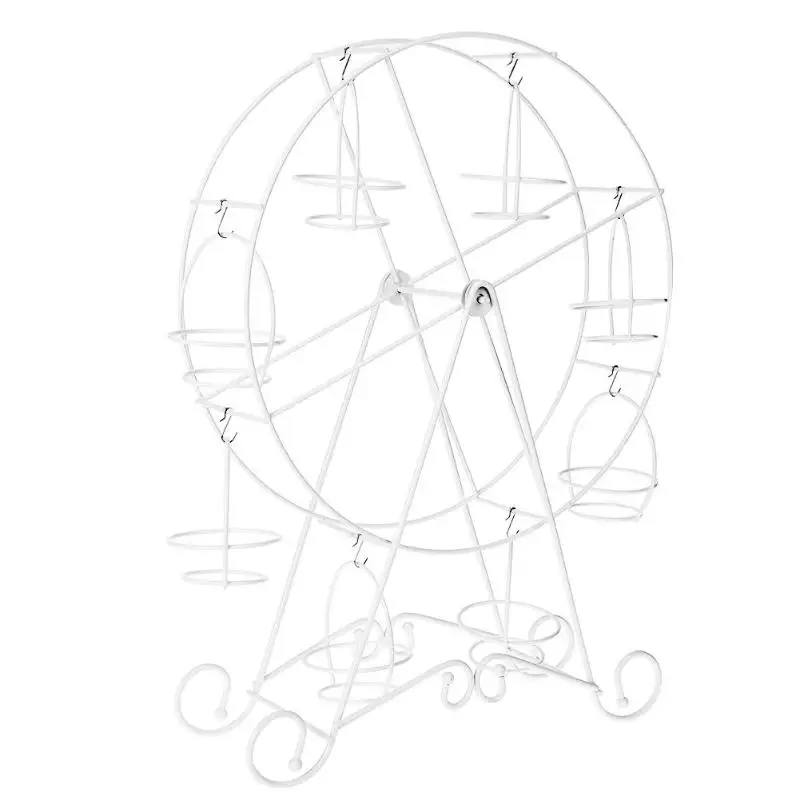 

8 Cup Cake Stand Ferris Wheel Wedding Birthday Party DIY Food Display Rack