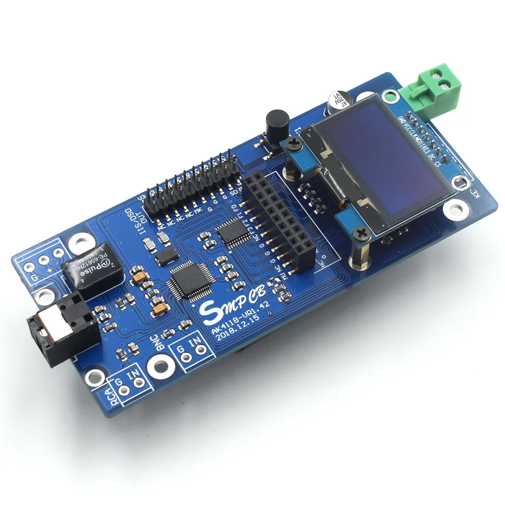 AK4118 Digital Receiver Board Coaxial Optical AES to I2S Sampling Rate Display AK4118 Digital Receiver Board Coaxial Optical AES to I2S Sampling Rate Display