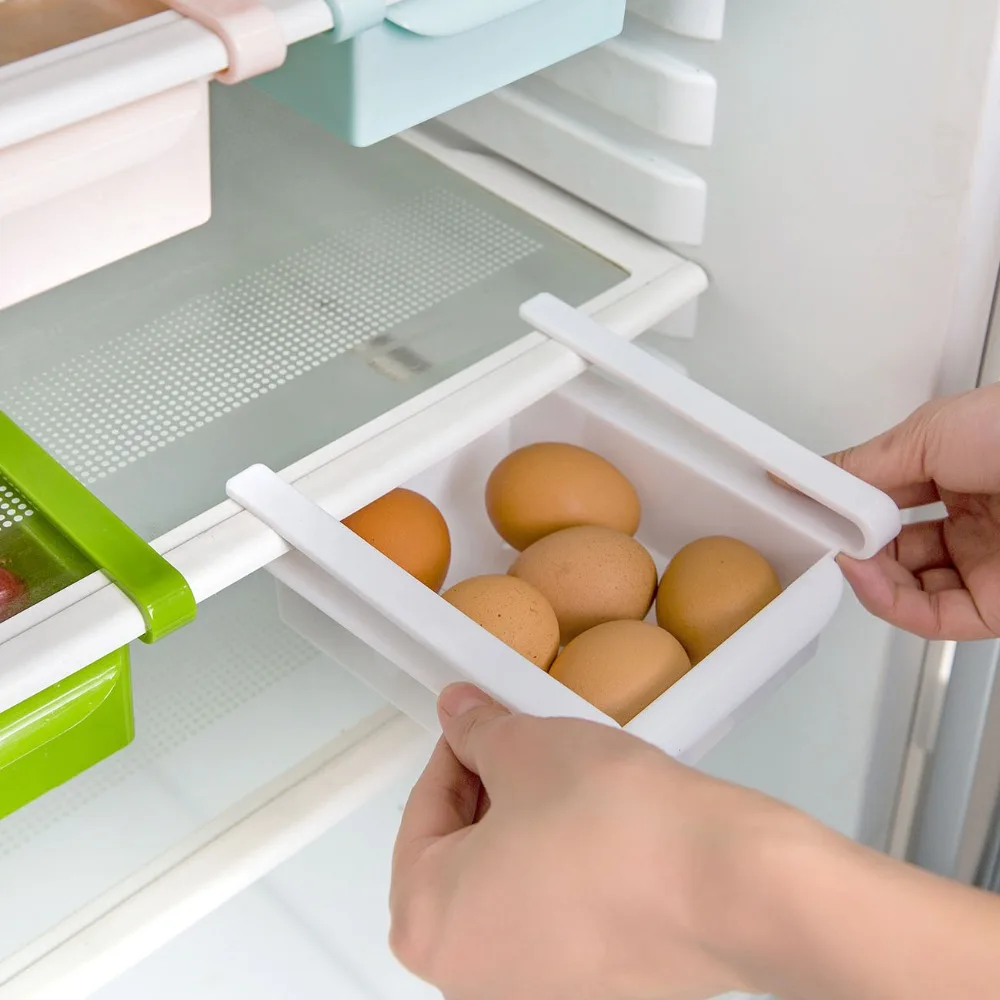 OTHERHOUSE холодильник кухонный ящик для хранения полка холодильник органайзер для морозилки полка держатель кухонные аксессуары Экономия пространства