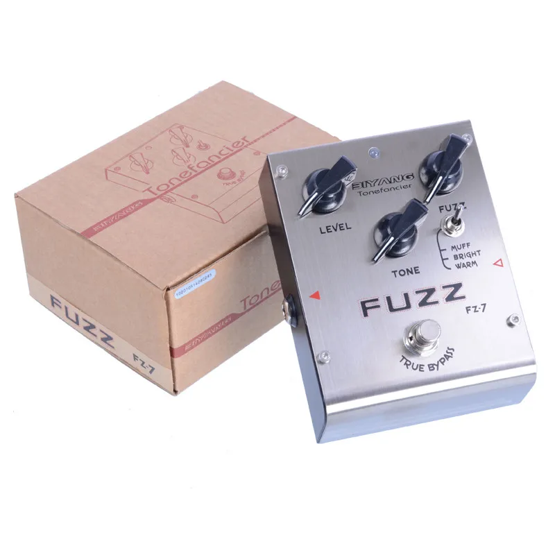 Biyang Tonefancier FZ-7 Guitar Bass Effect Pedal 3 Models Fuzz Effect guitar Pedal True Bypass with gold pedal connector Biyang Tonefancier FZ-7 Guitar Bass Effect Pedal 3 Models Fuzz Effect guitar Pedal True Bypass with gold pedal connector