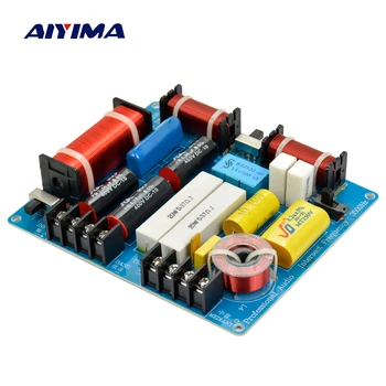 

AIYIMA 1Pcs 350W 3 Ways Crossover Audio Board Tweeter+Mediant+Bass frequency Divider For 4-8Ohm DIY KTV Stage Speaker Filter