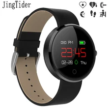 DM78 Bluetooth Smart Сердечного ритма мониторы артериального Давление менструального цикла напоминание умные часы для занятий спортом HD Цвет Экран браслет