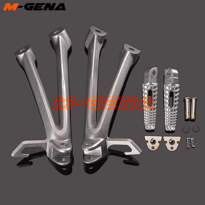 Rear Footpegs Foot Pegs Footrest Pedals Bracket For GSXR600 GSXR750 GSX600R GSX750R GSX-R650 GSX-R750 K6 2006-2007 06 07